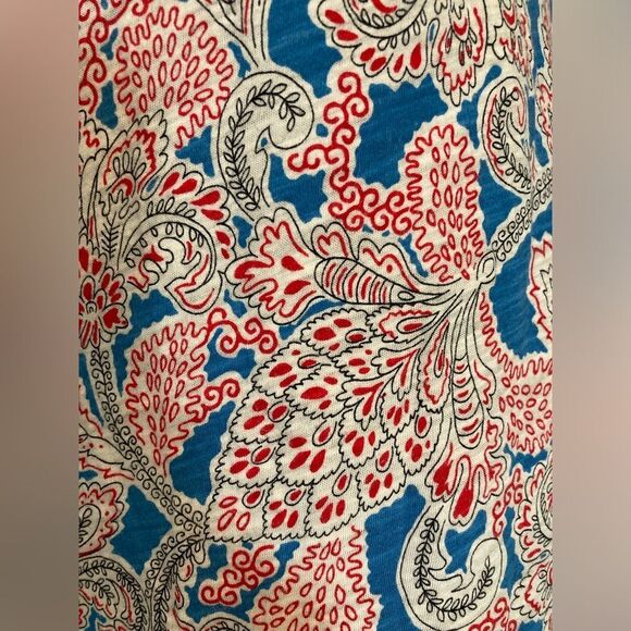 Loft VintageSoft blue/red paisley tshirt - Picture 4 of 4